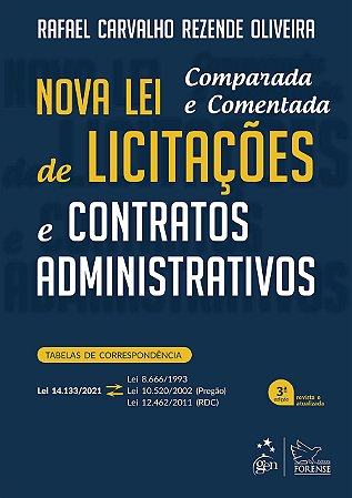 Livro Nova Lei de Licitações e Contratos Administrativos - Oliveira - Forense
