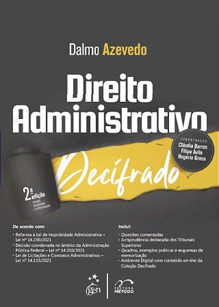 Livro Colecao Decifrado - Direito Administrativo Decifrado - Azevedo