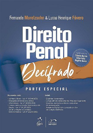 Livro Direito Penal Decifrado: Parte Especial - Moretzsohn/favero