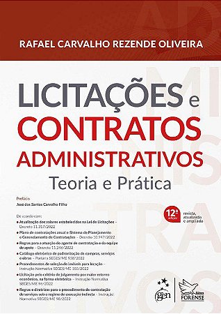 Livro Licitações e Contratos Administrativos: Teoria e Prática - Oliveira - Forense