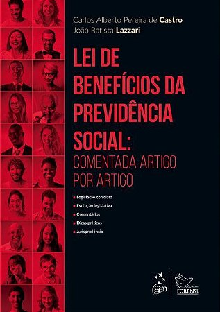 Livro Lei de Benefícios da Previdência Social  Castro