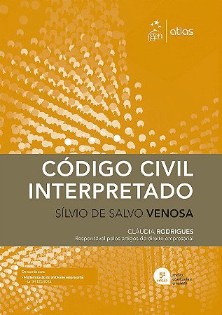 Livro Código Civil Interpretado - Venosa - Atlas