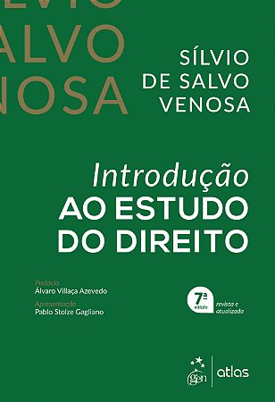 Livro Introdução ao Estudo do Direito - Venosa - Atlas
