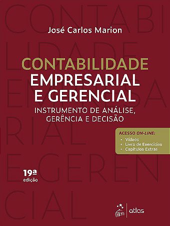 Livro Contabilidade Empresarial e Gerencial - Marion - Atlas