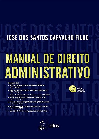 Livro Manual de Direito Administrativo Carvalho Filho