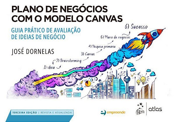 Livro Plano de Negocios com o Modelo Canvas: Guia Pratico de Avaliacao de Ideias - Dornelas