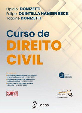 Livro Curso de Direito Civil  Donizett/beck/donize