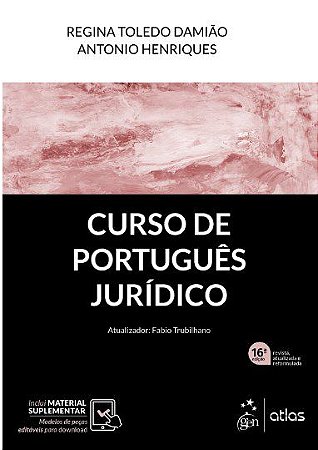 Livro Curso de Português Jurídico: Damião  Atlas