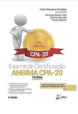 Livro Exame de Certificação Anbima Cpa-20:  Teoria   Gallagher