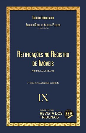 Livro Retificacoes No Registro De Imoveis: Colecao Direito Imobiliario - Volume 9 - Patah