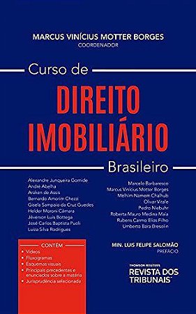 Livro Curso de Direito Imobiliário Brasileiro - Borges - RT