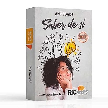 Baralho Saber de Si: 100 Perguntas para Compreender a Ansiedade