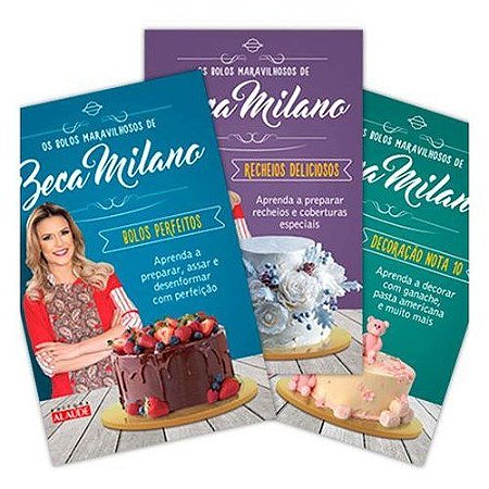 Livro Coleção os Bolos Maravilhosos de Beca Milano - Alaúde