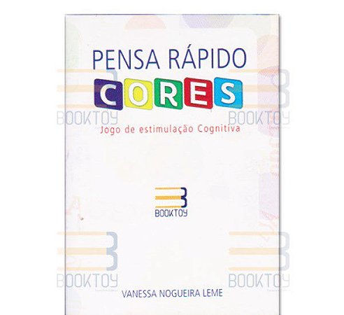 Pensa Rápido Cores: Jogo de Estimulaçao Cognitiva - Leme - Booktoy
