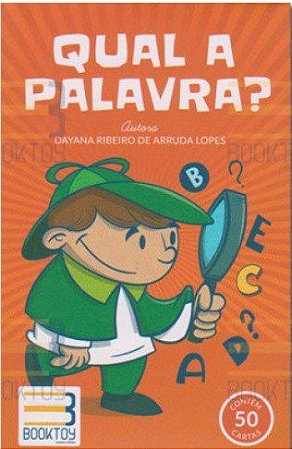 Livro Qual a Palavra   50 Cartas - Lopes