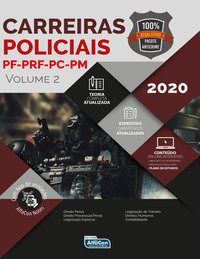 Livro Carreiras Policiais 2020 - Vol. 2 - Editora Alfacon