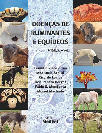 Livro Doenças de Ruminantes e Eqüídeos: 2 Volumes - Riet-correa - Medvet