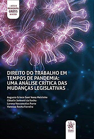 Livro Direito do Trabalho em Tempos de Pandemia: Uma Analise Critica das Mudancas - Meirinho/rocha/porto