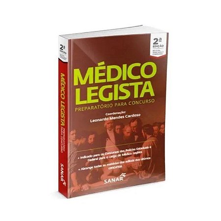 Livro Médico Legista: Preparatório para Concurso - Cardoso - Sanar