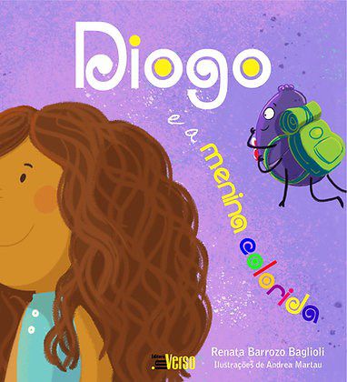 Livro Diogo e a Menina Colorida - Baglioli - Inverso