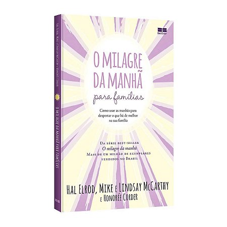 Livro O Milagre da Manhã Para Famílias - Elrod - Record