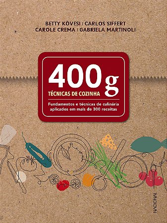 Livro 400g: Técnicas de Cozinha