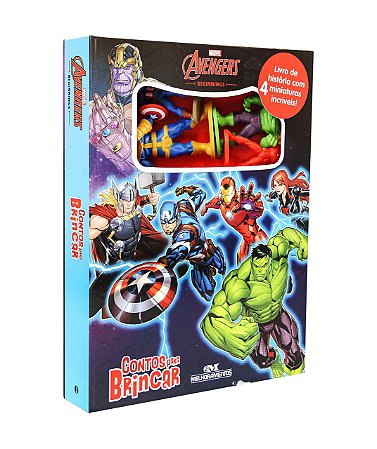 Livro Avengers - Contos para Brincar - Disney