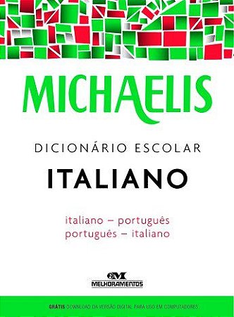 Livro Michaelis Dicionário Escolar Italiano - Italiano - Português -Português