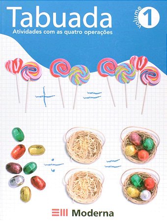 Livro Tabuada 1 - Moderna