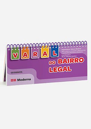 Livro Varal do Bairro Legal - Moderna