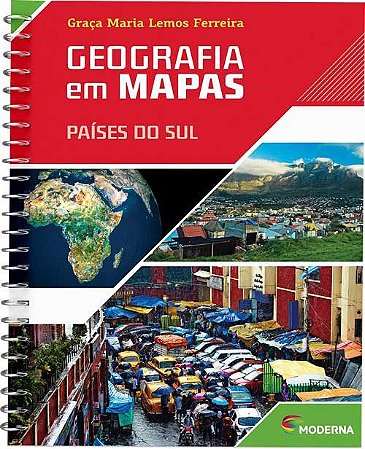 Livro Geografia em Mapas: Países do Sul - Ferreira - Moderna