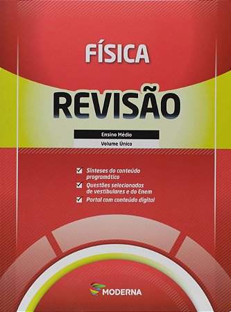Livro Caderno de Revisao - Fisica - Volume Unico - Editora Moderna