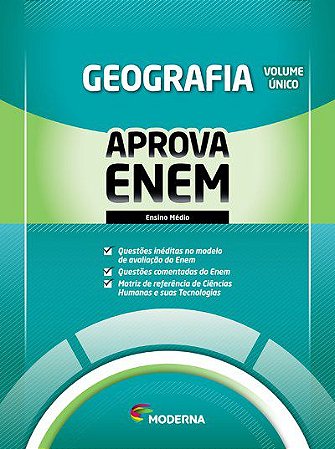 Livro Aprova Enem Geografia - Ensino Médio - Moderna