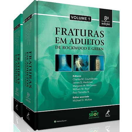 Livro Fraturas em Adultos de Rockwood 2 Volumes