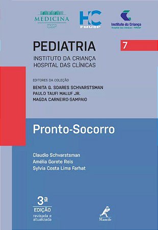Livro Pronto-socorro Pediatria 7 Instituto Da Crianca Fmusp - Schvartsman