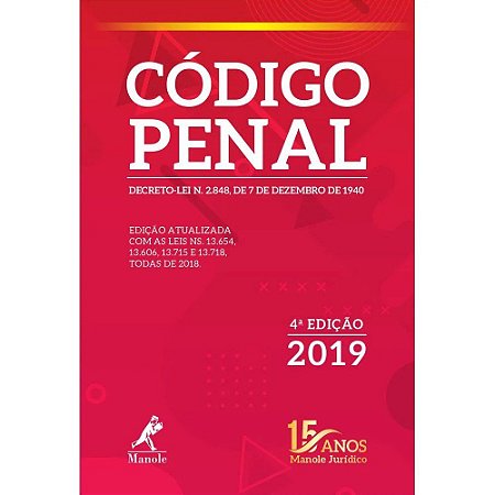 Livro Código Penal - Manole