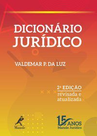 Livro Dicionário Jurídico - Luz - Manole