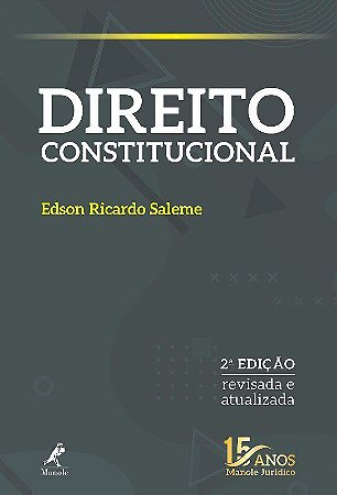 Livro Direito Constitucional - Saleme - Manole