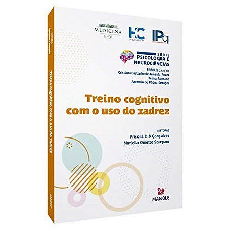 Livro Treino Cognitivo com o Uso do Xadrez - Gonçalves - Manole