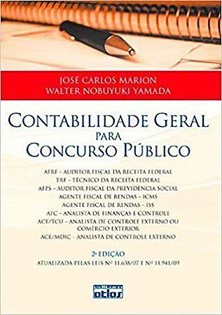 Livro Contabilidade Geral para Concurso Publico - Marion - Atlas
