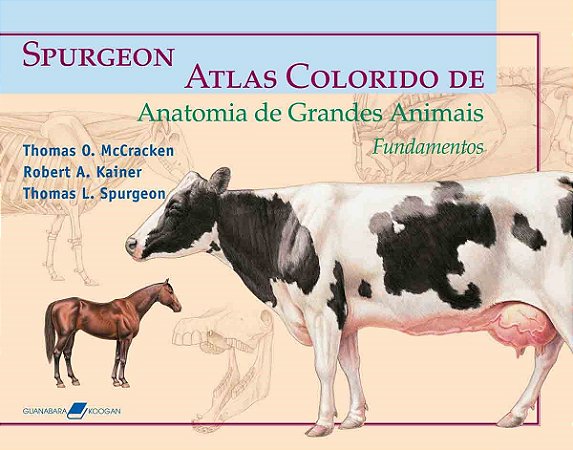 Livro Spurgeon - Atlas Colorido de Anatomia de Grandes Animais - Fundamentos - Mccracken