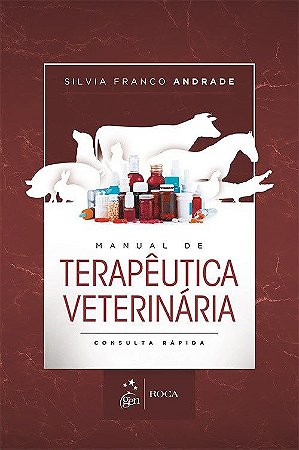 Livro Manual de Terapêutica Veterinária Consulta Rápida Andrade