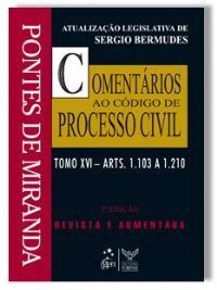 Livro Comentários ao Código de Processo Civil Tomo XVI Arts 1103 a 1210  Miranda