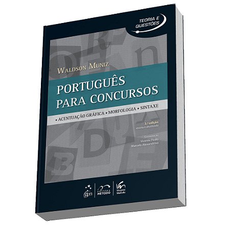 Livro Português para Concursos: Acentuação Gráfica, Morfologia, Sintaxe  - Muniz