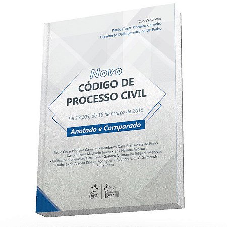 Livro Novo Codigo De Processo Civil Anotado E Comentado - Lei N 13.105, De Marco - Carneiro/pinho