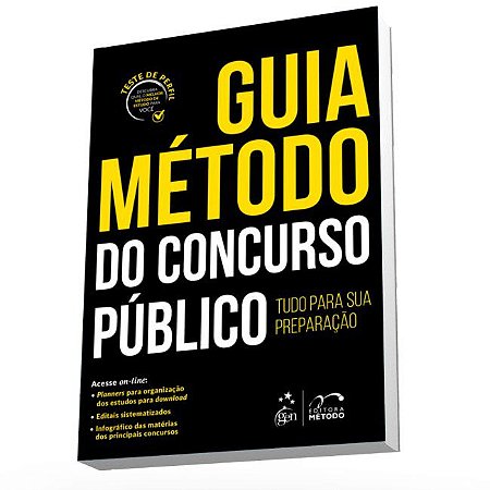 Livro Guia Metodo do Concurso Publico - Tudo para Sua Preparacao - Equipe Metodo
