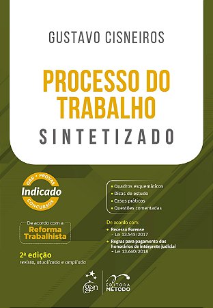 Livro Processo do Trabalho Sintetizado - Cisneiros - Método