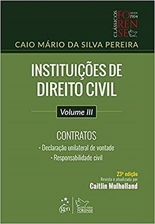 Livro Instituicoes de Direito Civil - Vol. Iii - Contratos - Pereira