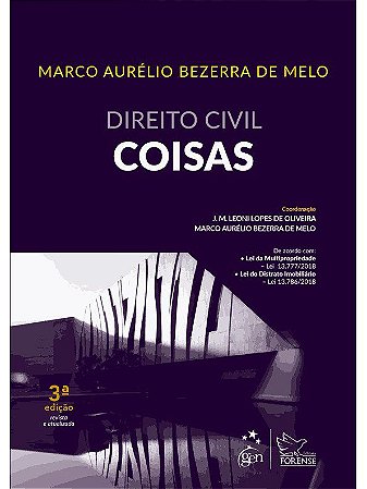 Livro Direito Civil - Coisas - Melo/oliveira - Forense