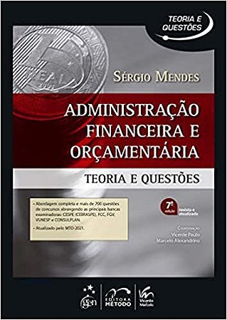 Livro Administração Financeira e Orçamentária: Teoria e Questões